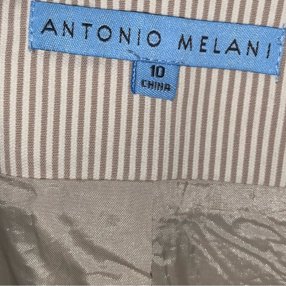 Designer Antonio Melani work Suit blazer skirt lot women’s size 10 - Picture 3 of 17